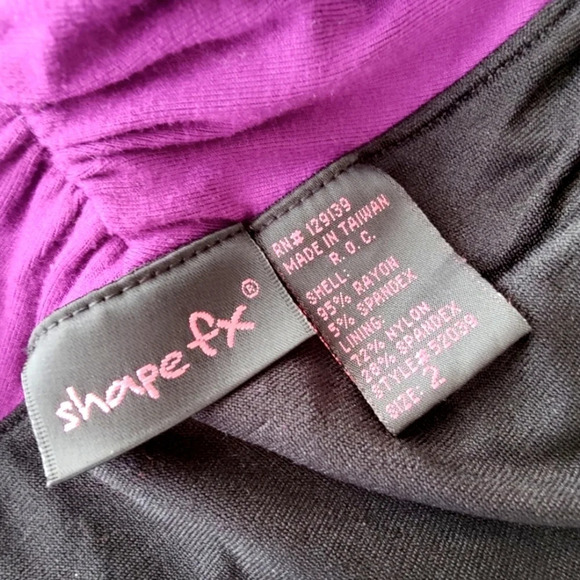 Pretty Purple Shape FX Dress - Picture 10 of 11